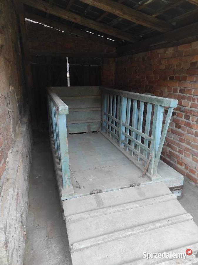 Przedwojenna waga inwentarzowa klatkowa Pozostałe Nowa Jabłona