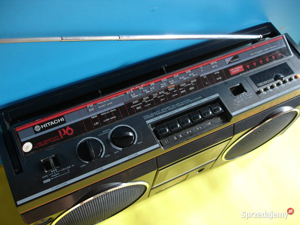 Radiomagnetofon HITACHI TRKP6E Zielona Góra