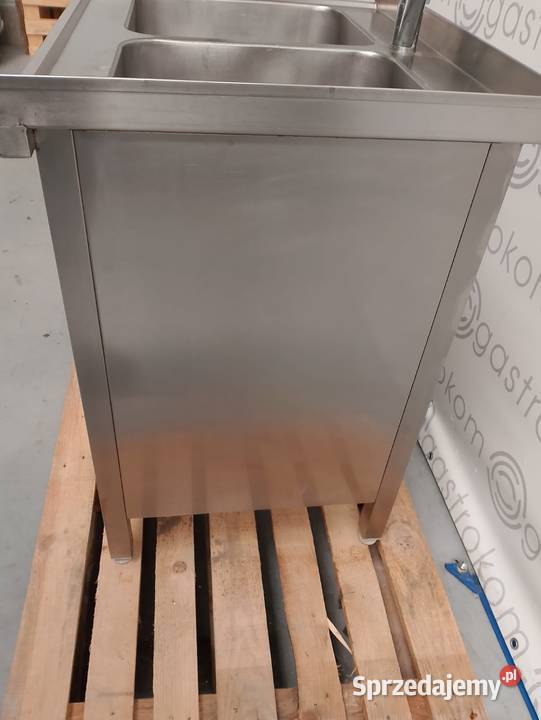 Stół z 2 zlewami drzwi przesuwne 80x60x85 Wrocław