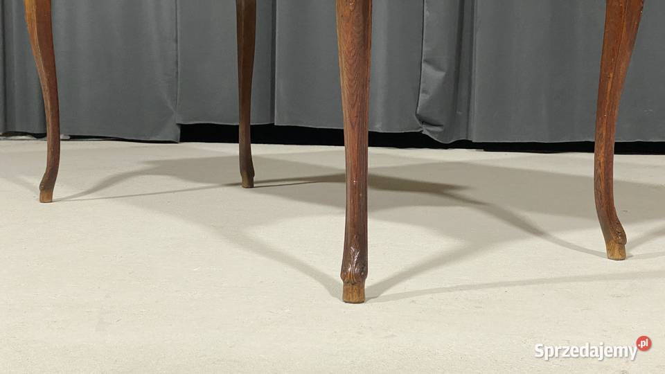 Stylowe biurko dębowe ludwikowskie początek XX Budno