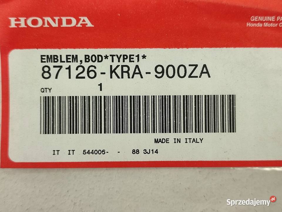 NAKLEJKA DYLAN LEWY BOCZEK HONDA DYLAN 150 2006