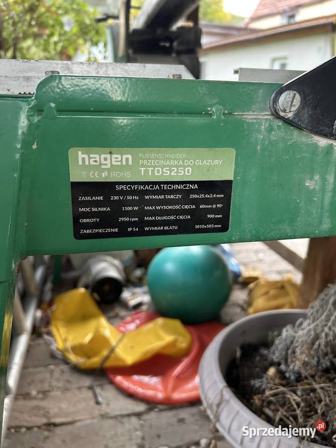 Przecinarka do płytek hagen dolnośląskie Złotoryja