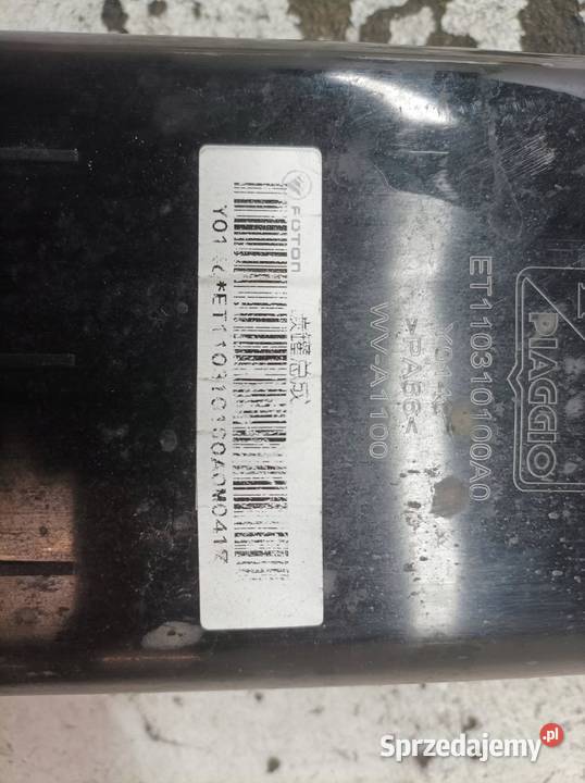 OBUDOWA FILTRA PALIWA FILTR WEGLOWY 15 Piaggio Rok produkcji 2022