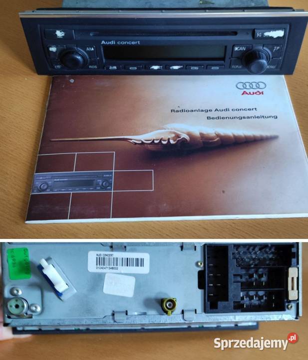 radio radioodtwarzacz cd Audi fabryczne a4 b6 sprzedam