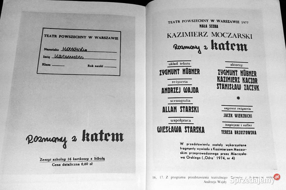 Rozmowy z katem Kazimierz Moczarski lubelskie Chełm sprzedam