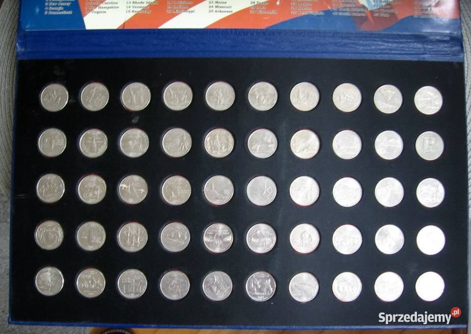 USA Quarter Dolar Stany USA 50 W pięknym wielkopolskie Kalisz
