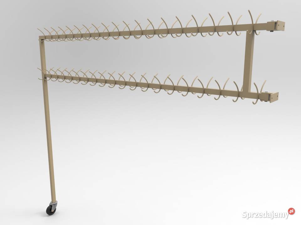 Wieszak stojącowiszący dwurzędowy 10 Ligota