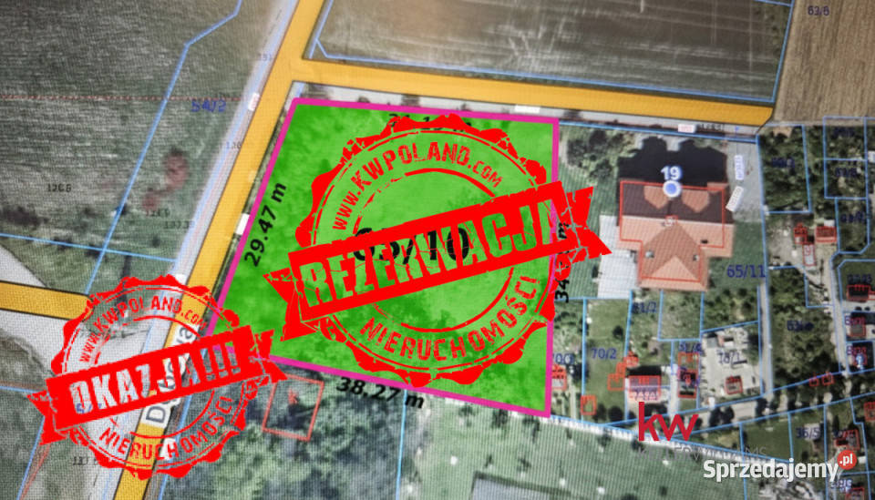 Działka Krzeptów 1100 metrów 1100m2 dolnośląskie