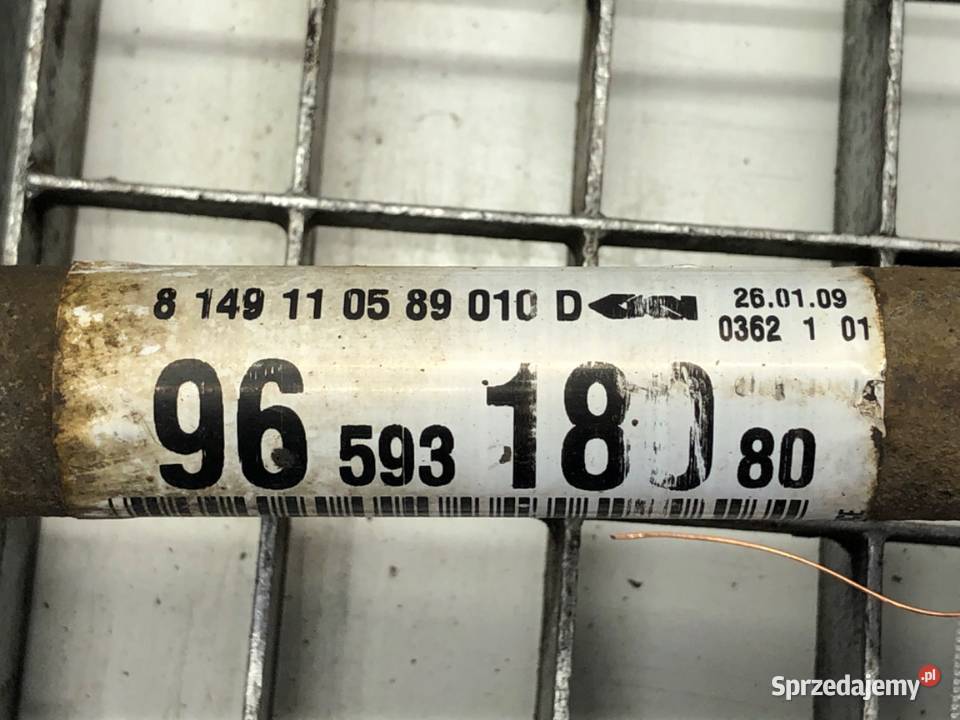 PÓŁOŚ LEWY PRZÓD PEUGEOT 207 9659318080 14 72 Półosie