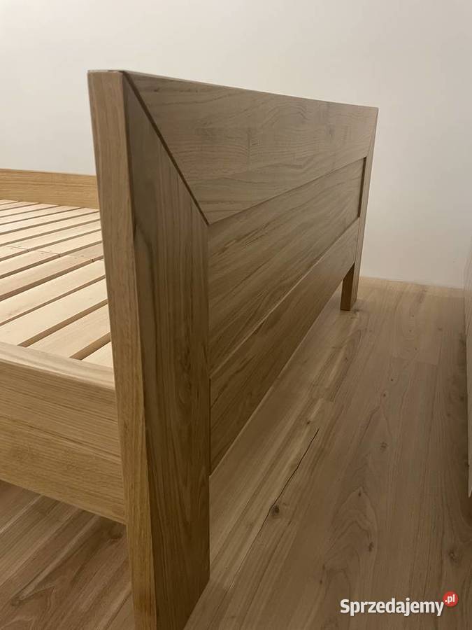 Łóżko z litego drewna dąb buk solidność na lata Nowy Sącz