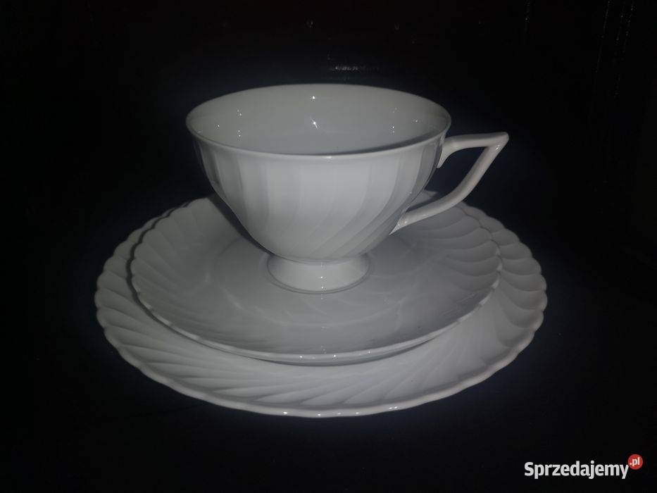 filiżanka z talerzykiem deserowym Royal Tettau Gdańsk