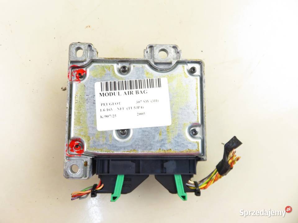 MODUŁ AIRBAG PEUGEOT 307 SW 9653493380