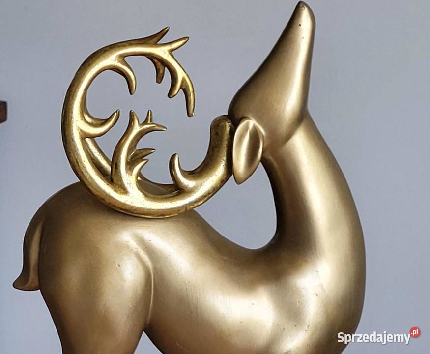 Elegancka figura jelenia w stylu MidCentury Kraków