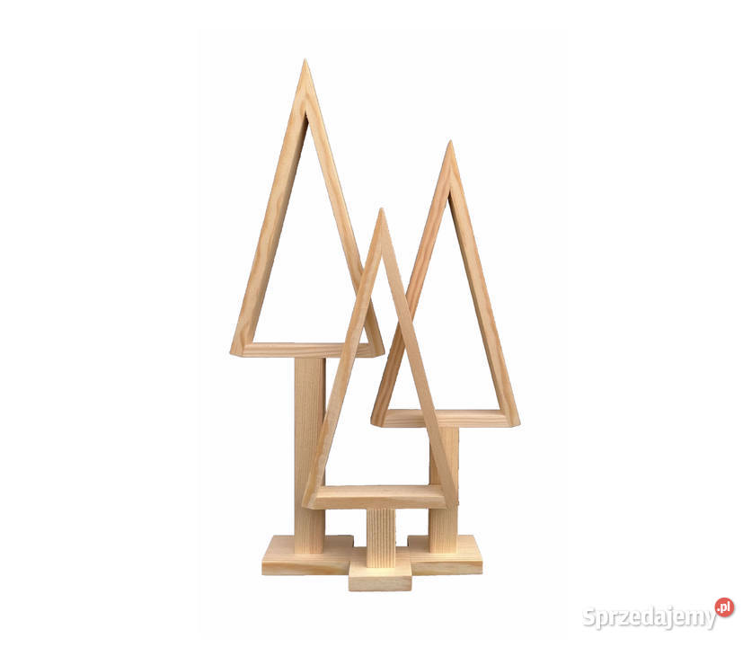 Choinki drewniane baza do ozdabiania 3 Wysokość Poznań