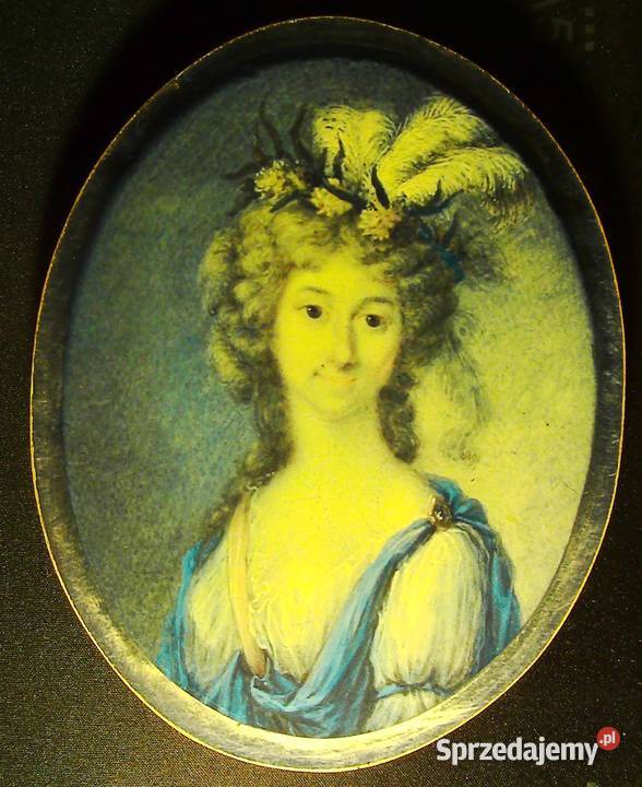 Portret Anny Karoliny Biron autor nieznany Kraków