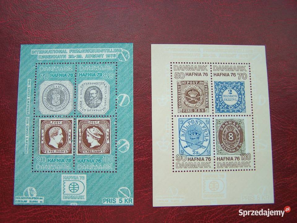 Dania 1976 MNH Wystawa HAFNIA 1976 Cz Slania Tychy
