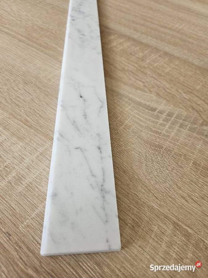 Cokół marmurowy CARRARA BIANCO wys 47 Przemyśl