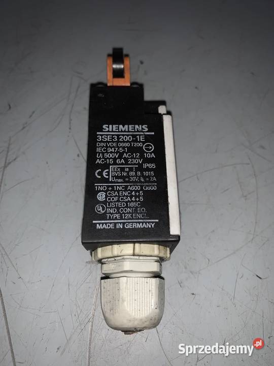 Siemens 3SE3 2001E Limit Switch mazowieckie