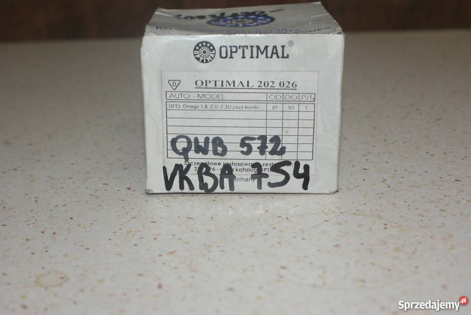 Zestaw łożysk koła tył OPEL OMEGA A 182023D Białobrzegi