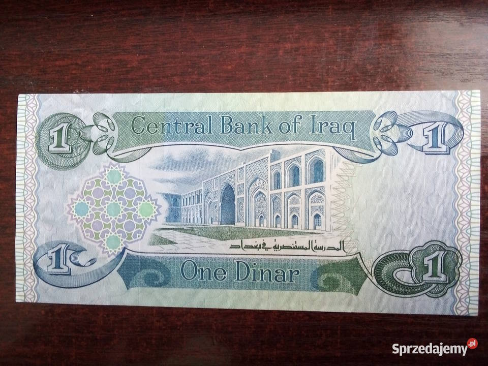 Banknot 1 dinar Irak Płońsk