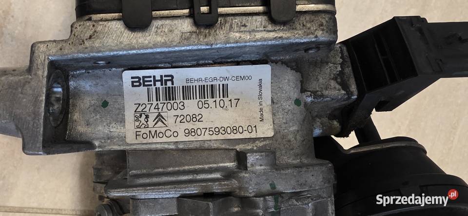 BEHR Z2747003 zawór egr chłodniczka egr ford Kraków