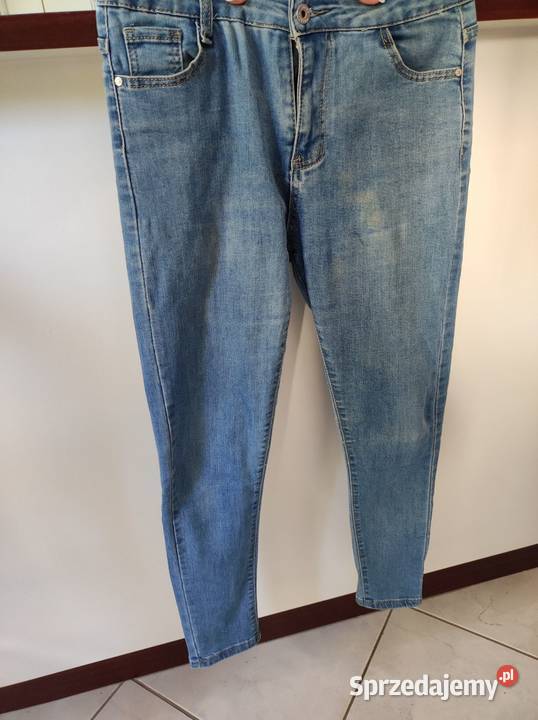 damskie spodnie jeans dżinsy elastyczne z Inny wzór świętokrzyskie