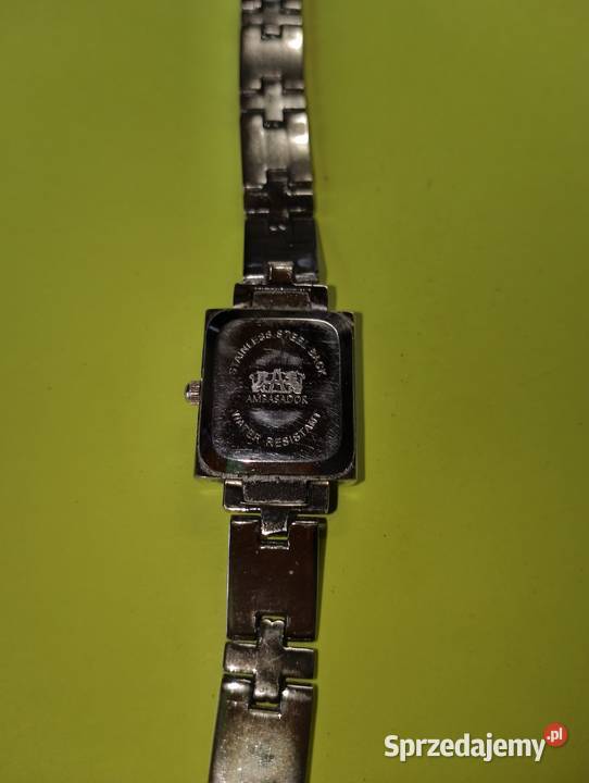 ZEGAREK damski AMBASADOR Quartz bransoleta