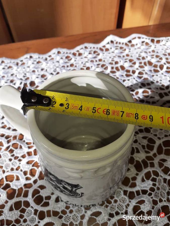 Kolekcjonerski kufel do piwa Tułowice 1985 Sosnowiec