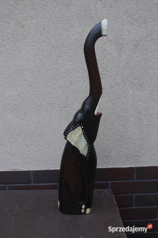 słoń drewniany Rękodzieło Kalisz