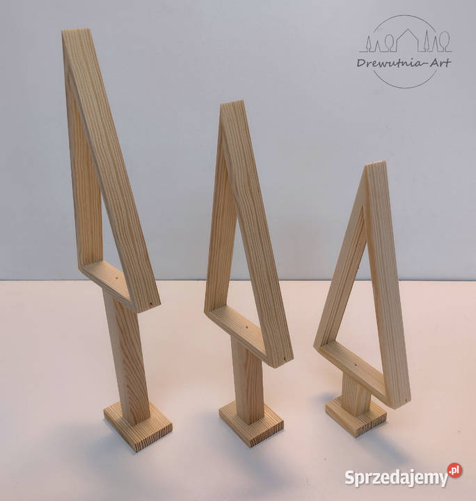 Choinki drewniane baza do ozdabiania 3 Wysokość Poznań