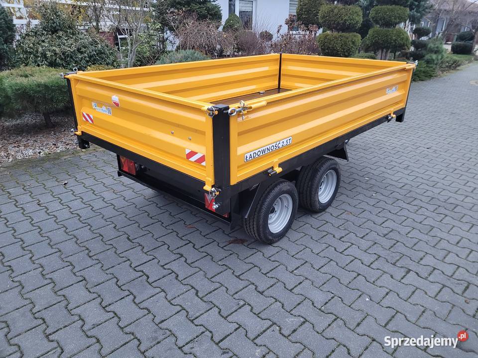 Przyczepa wywrotka jedno dwuosiowa 15T małopolskie Miechów sprzedam