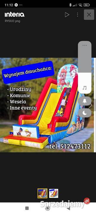 DMUCHANIEC zamek zjeżdżalnia Gorzów Wielkopolski