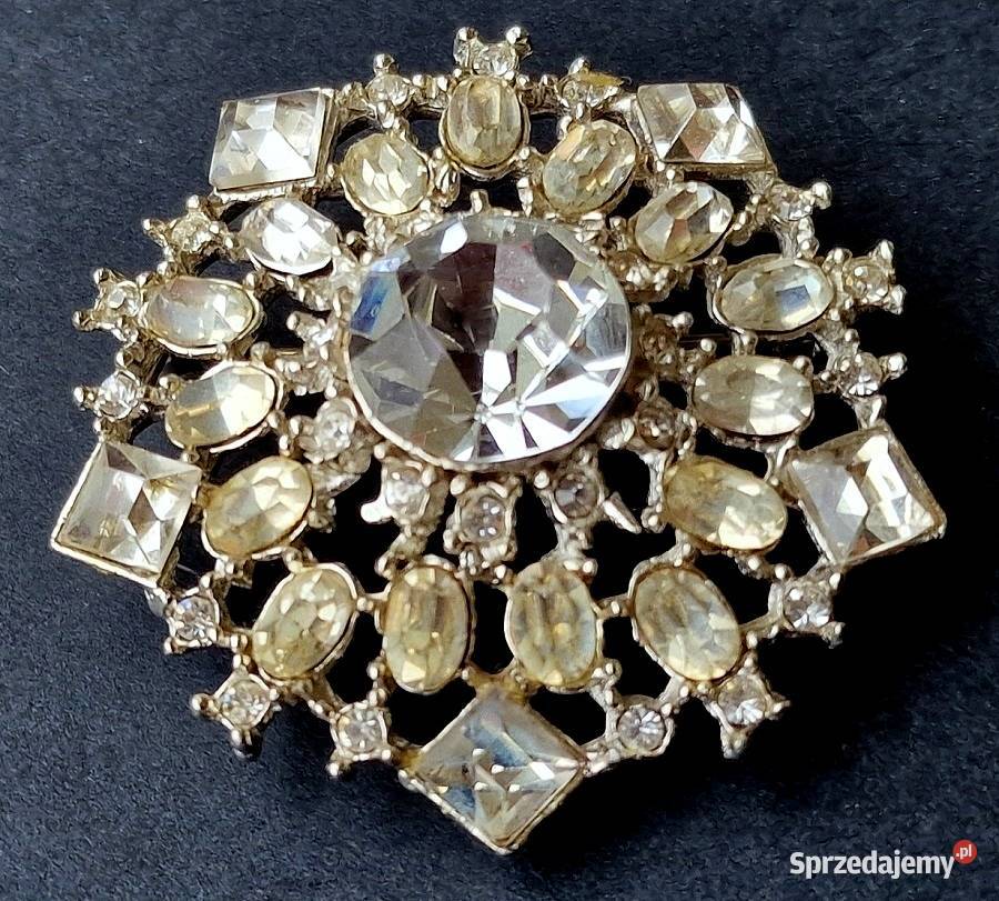 KOSTIUMOWA BROSZA VINTAGE W STYLU WIKTORIAŃSKIM Częstochowa
