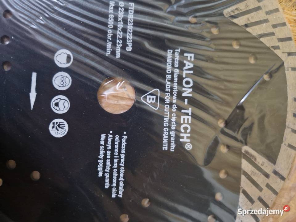 TARCZA DIAMENTOWA DO CIĘCIA GRANITU 230x222 Głogowa