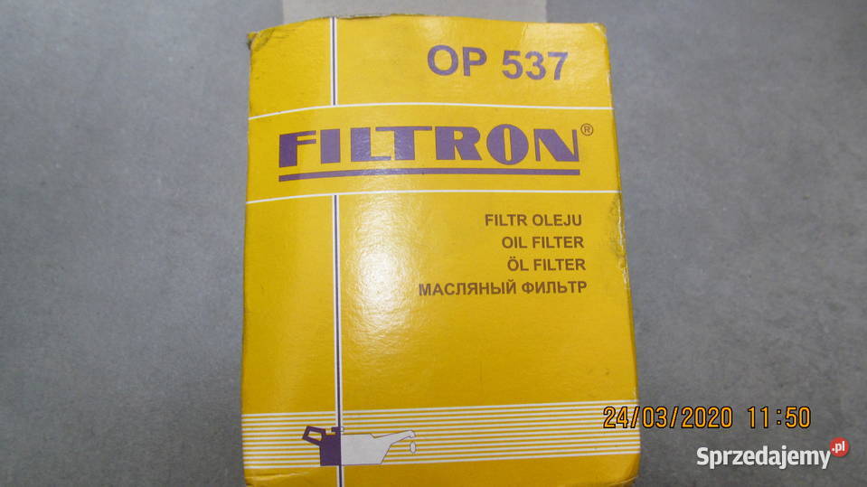 Filtr oleju OP 537 Filtron Kielce