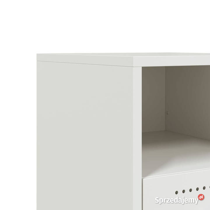 Szafka nocna biała 36x39x435 stal WM846714 Warszawa