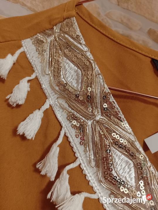 LXL Shein Długa Bogato zdobiona sukienka w stylu Rozmiar 42(XL) Kraków