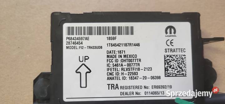 RAM 1500Odbiornik bezprzewodowego modułu Mojusz sprzedam