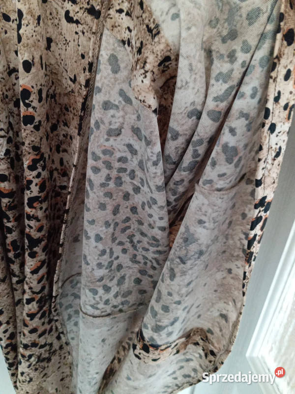 Sukienka Panterka XL Długa Vintage Bydgoszcz