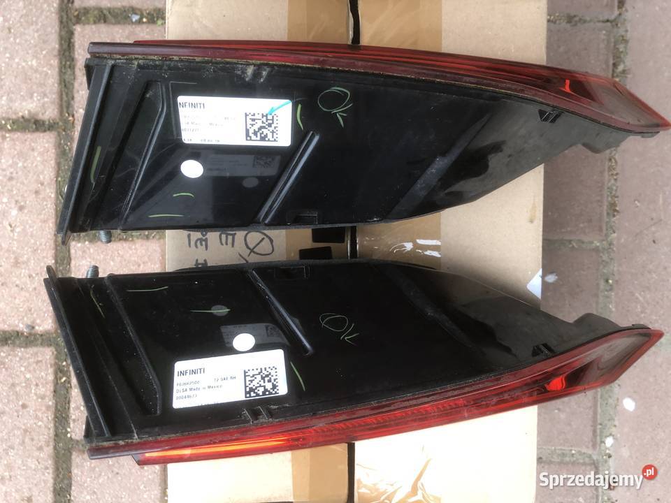 Infiniti QX50 2020 lampy LED tylne wewnętrzne w Lublin sprzedam