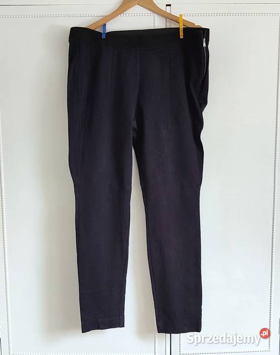 Spodnie Mango Violeta 46 3XL granatowe proste zachodniopomorskie Szczecin