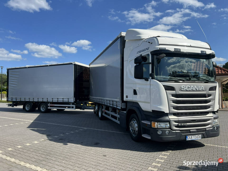 Scania R410 bez EGR Zabudowy Wecon 120m Dach 410KM Widełki