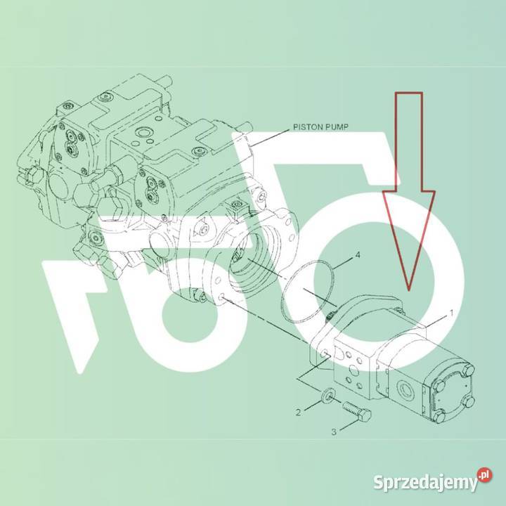 Pompa hydrauliczna 13121940 CASAPPA Cat 2365106 Wilkowo