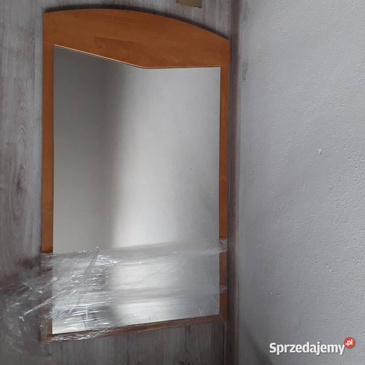 LUSTRO W SOLIDNEJ DREWNIANEJ OPRAWIE mazowieckie Warszawa