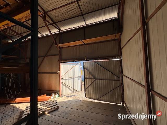Garaż blaszany duży 6x10m drewniana podłoga Rzeszów