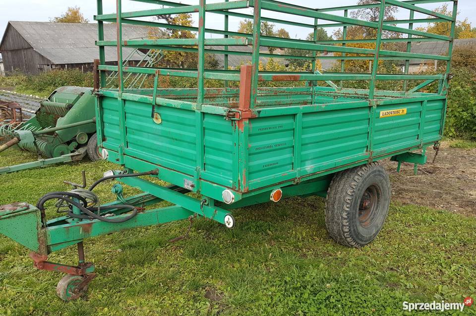 Przyczepa wywrotka 3t agromet brzeg