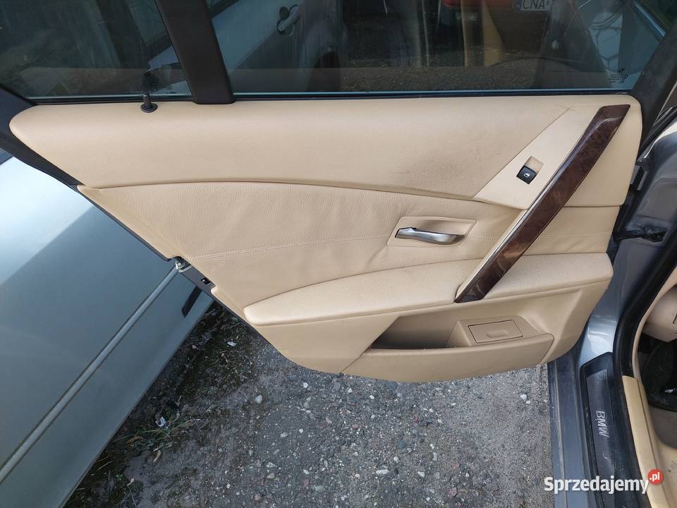 BMW E60 Tapicerka skóra skórzana bananowa Bydgoszcz