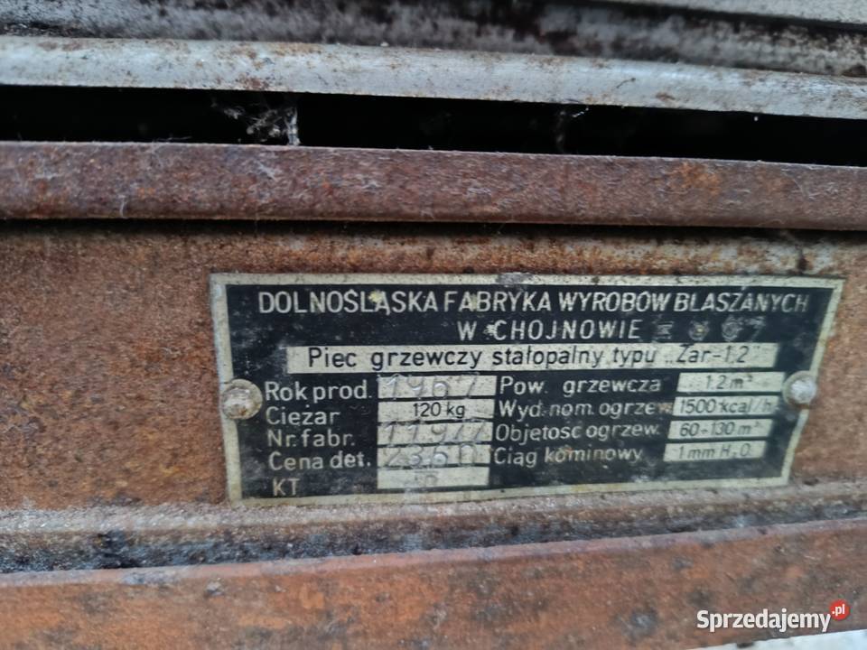 Sprzedam piec Żar 12 Liszki