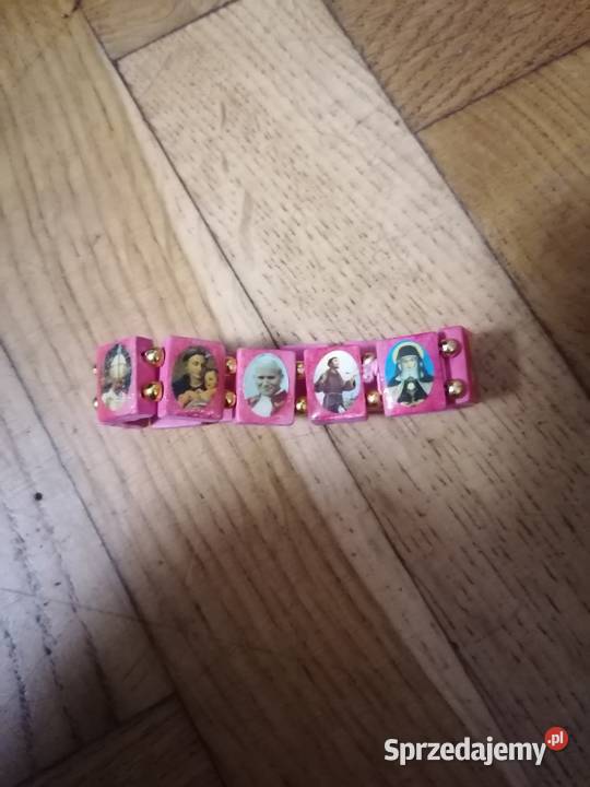 Bransoletka ze religijnymi postaciami Gdańsk