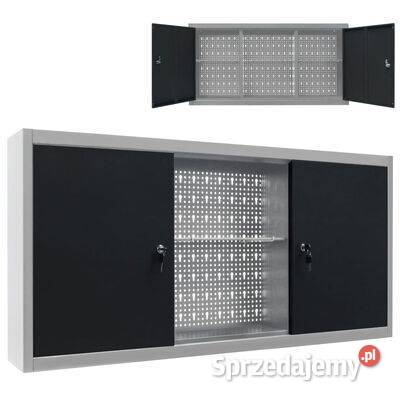 vidaXL Ścienna szafka narzędziowa metalowa szaro Warszawa